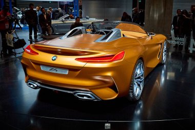 Frankfurt, Almanya - Eylül 12, 2017: 2017 Bmw Z4 67-th Frankfurt Uluslararası Motor Show(Iaa) Messe Frankfurt sunulan konsept