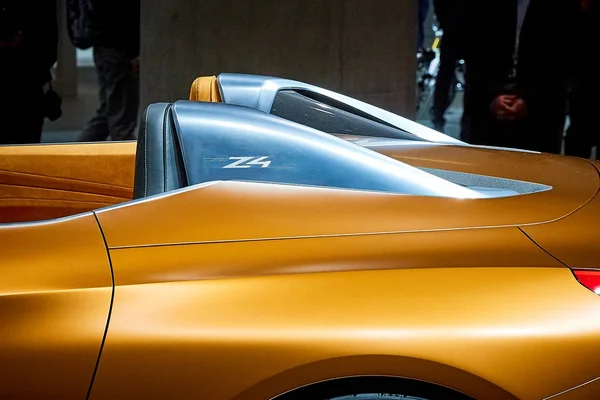 Frankfurt, Almanya - Eylül 12, 2017: 2017 Bmw Z4 67-th Frankfurt Uluslararası Motor Show(Iaa) Messe Frankfurt sunulan konsept