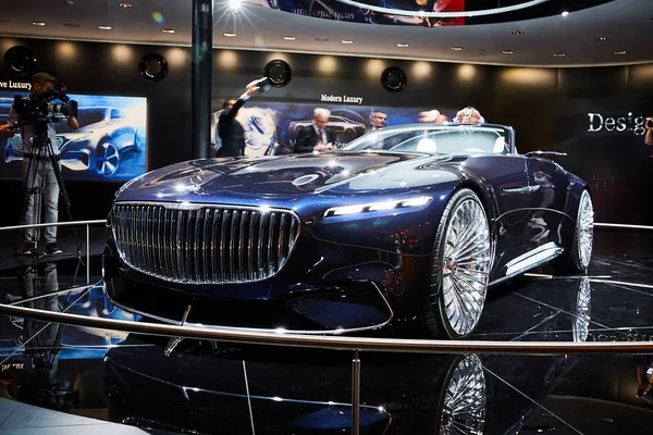 Франкфурт Германия Сентября 2017 2017 Mercedes Maybach Cabriolet Представил Франкфуртском — стоковое фото