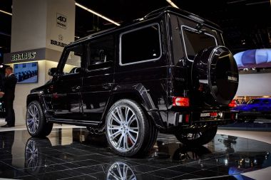Frankfurt, Almanya - Eylül 12, 2017: 2017 Mercedes-Benz G900 Brabus 67-th Frankfurt Uluslararası Motor Show(Iaa) Messe Frankfurt sunulan tarafından
