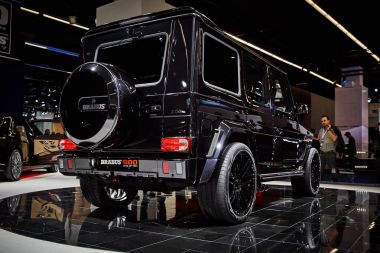 Frankfurt, Almanya - Eylül 12, 2017: 2017 Mercedes-Benz G900 Brabus 67-th Frankfurt Uluslararası Motor Show(Iaa) Messe Frankfurt sunulan tarafından