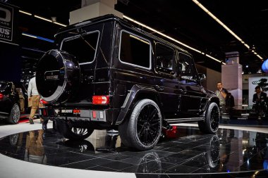 Frankfurt, Almanya - Eylül 12, 2017: 2017 Mercedes-Benz G900 Brabus 67-th Frankfurt Uluslararası Motor Show(Iaa) Messe Frankfurt sunulan tarafından