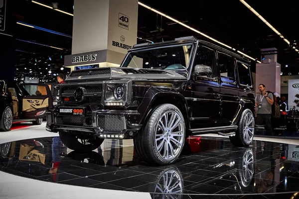 Франкфурт Германия Сентября 2017 Года 2017 Mercedes Benz G900 Brabus Лицензионные Стоковые Изображения