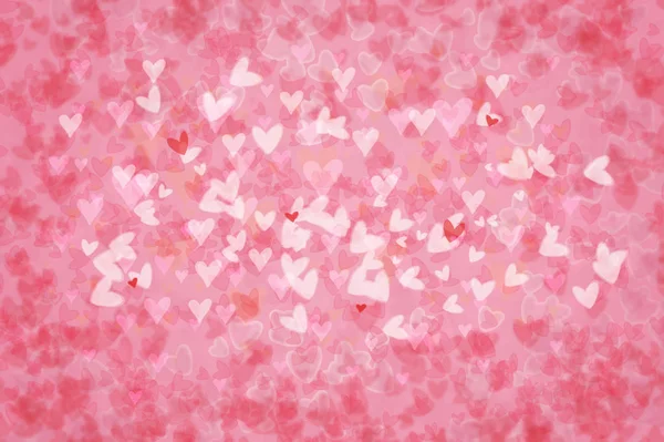 Arka plan bokeh kalpler pembe
