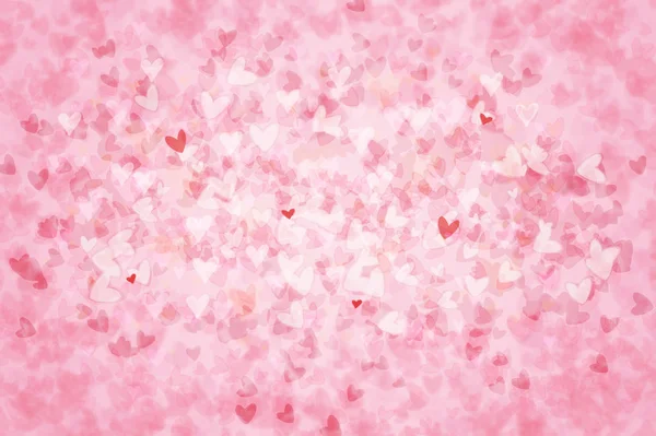 Arka plan bokeh kalpler pembe