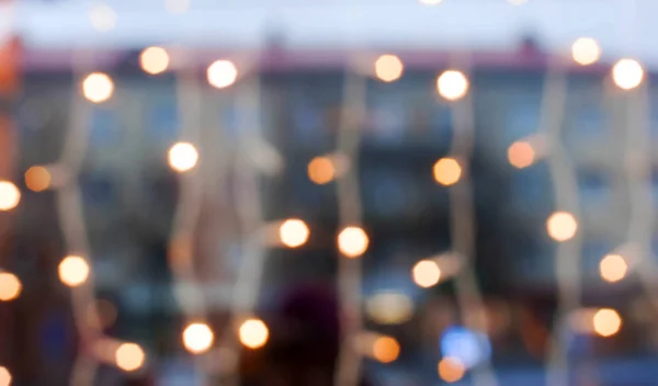 Noel ışıkları bokeh