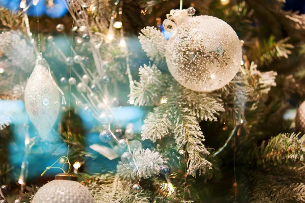 Natale sfondo Bokeh — Foto Stock