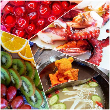 Soçi 'deki yeşil parktaki antik taş merdiven.