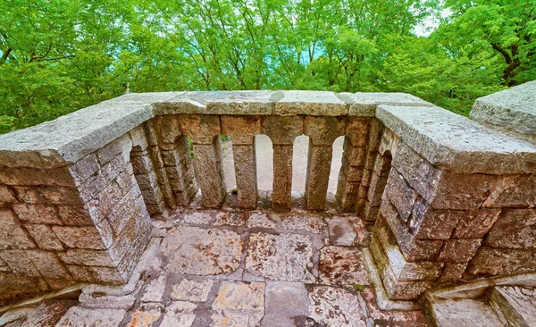 Soçi Deki Yeşil Parktaki Antik Taş Merdiven — Stok fotoğraf