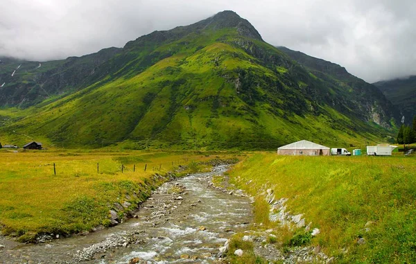 Alpen Nebeltal Sommer Österreich — Stockfoto