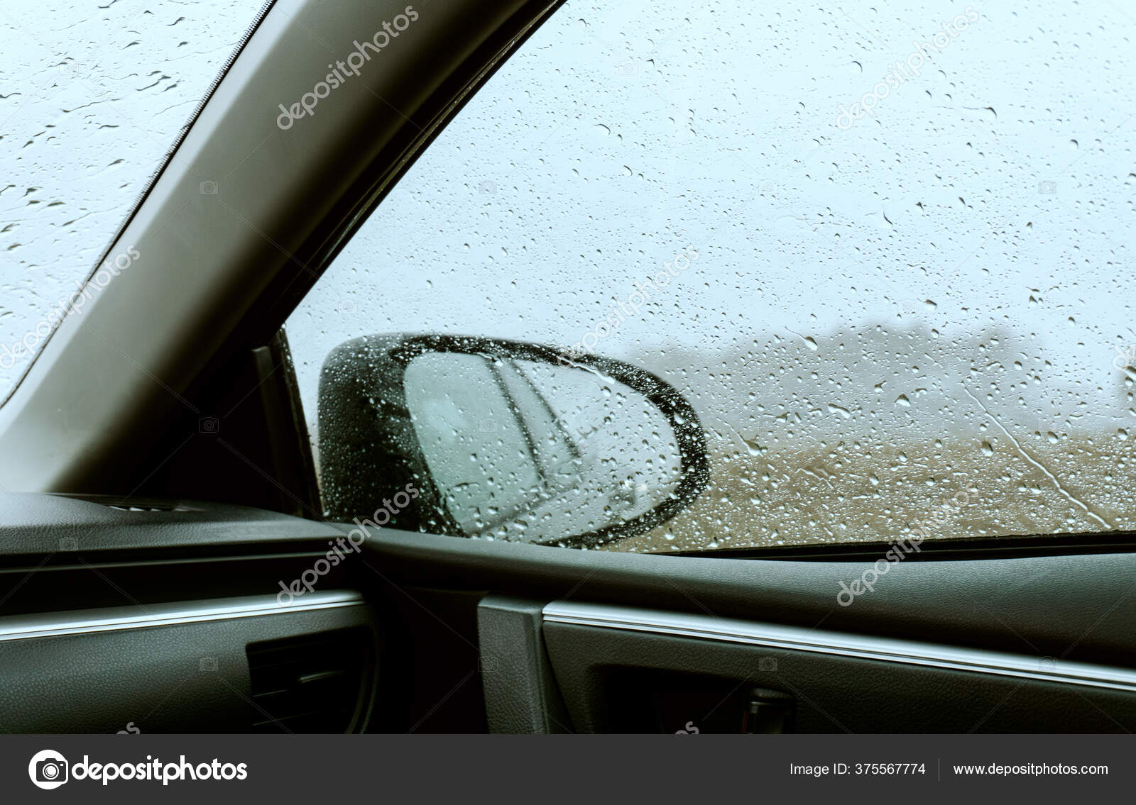 Car window in the rain — Stock Photo © AnnMaySnz 375567774