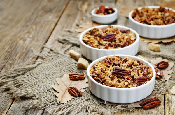 Sweet Potato Casserole with Pecan oat crumbs