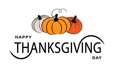 Balkabaklı Şükran Günü mektuplarınız kutlu olsun. Kartpostal, kart, posta, poster, davetiye, pankart, etiket, menü ve çıkartma için tebrik kartı. Tatil el yazısı. EPS 10