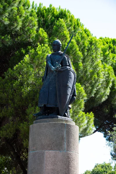 Estatua Del Caballero Parque Monumentos Portugal — Foto de Stock