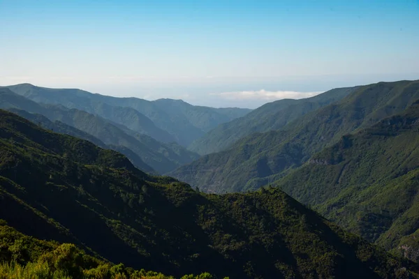 Paisagem Montanhas Vista Madeira — Fotografia de Stock