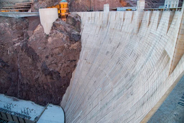 Hooverova Přehrada Grand Canyonu Obrázek Hooverovy Přehrady — Stock fotografie