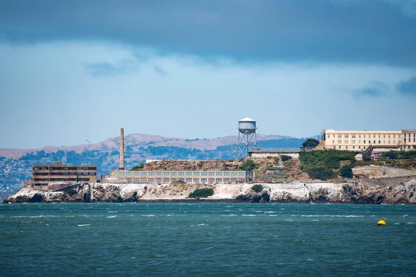 Alcatraz Panoraması Alcatraz Gökyüzünün Fotoğrafı — Stok fotoğraf