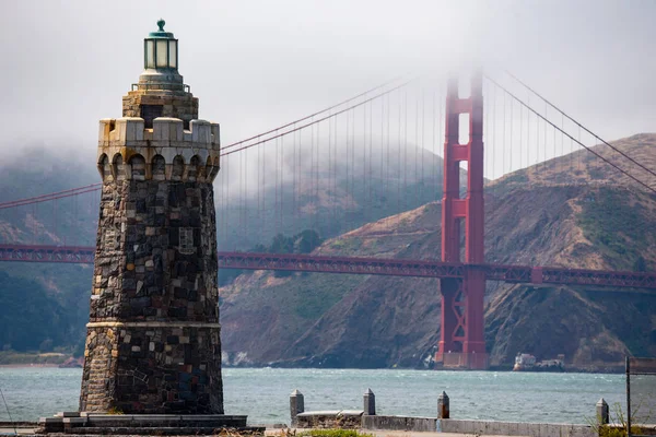 Ponte Golden Gate Nella Nebbia Ponte Golden Gate — Foto Stock