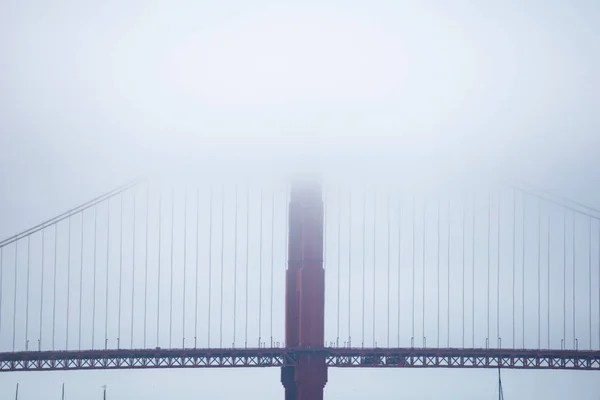 Brücke Nebel Bild Einer Brücke Den Usa — Stockfoto