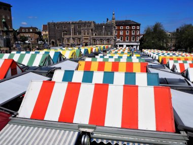 Norwich Pazarı, Uk. Renkli Örtüler