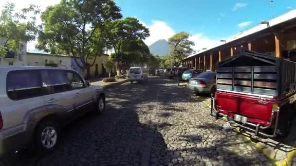 Antigua Sacatepquez Guatemala Febbraio 2020 Una Foto Antigua Guatemala Mattina — Video Stock