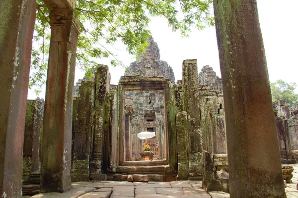 Bayon Tempel Angkor Thom Angkor Wat Siem Skörd Cambodia — Stockfoto