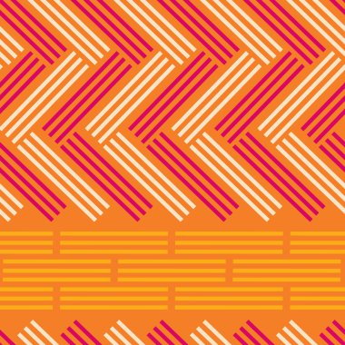 Vektör Zig Zag Çizgisi Soyut Tekrarlayan Kusursuz Desen. Kumaş, Duvar Kağıdı ve Hurda Rezervasyon İçin Mükemmel.