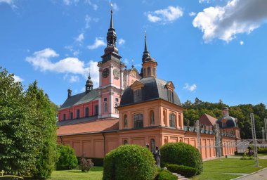 Basilica of the Visitation of the Virgin Mary, Swieta Lipka (Holy Lime), Warmian-Masurian Voivodeship, Poland. clipart