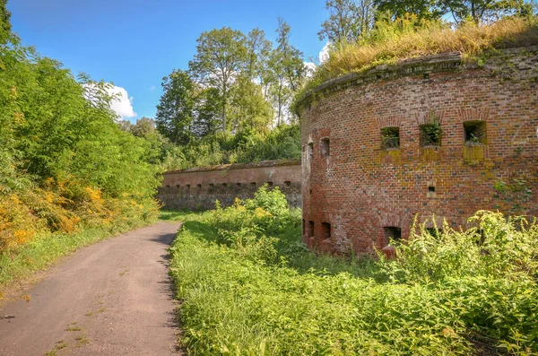 Historická Pruská Pevnost Boyen Gizycku Masuria Polsko — Stock fotografie