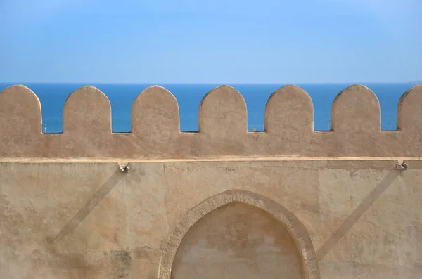 Walls Battlements Kasbah Which Located Medieval Medicine City Sousse Tunisia — Stock Photo, Image