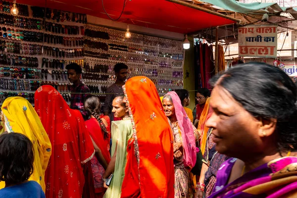 Pushkar Rajasthan India November 2019 Indian Young Female Participating Pushkar — Stock Photo, Image