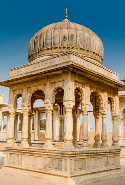 Bikaner, Rajasthan / Hindistan - Ocak 2019: Fort Bikaner Rajasthan Hindistan, deve festivali