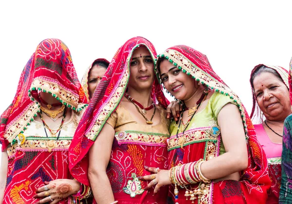 Bikaner Rajasthan India January 2019 Women Bikaner Camel Festival — Zdjęcie stockowe