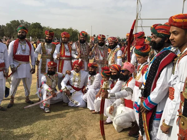 Bikaner Rajasthan India January 2019 Bikaner Camel Fair — Zdjęcie stockowe