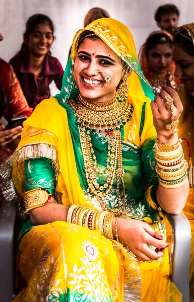 Bikaner Rajasthan Indie Leden 2019 Žena Festivalu Bikaner Velbloudů — Stock fotografie