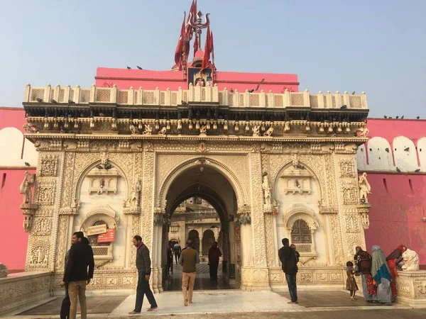Bikaner Rajasthan India 2019年1月 Karni Mata神庙 也是著名的鼠神庙 位于Bikaner市 — 图库照片