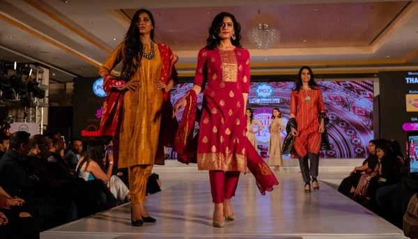 Yeni Delhi Delhi Hindistan Şubat 2020 Delhi Moda Etkinliğinde Genç — Stok fotoğraf