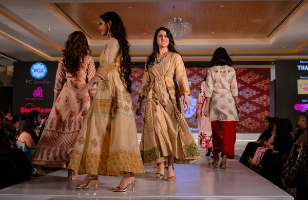 Yeni Delhi Delhi Hindistan Şubat 2020 Delhi Moda Etkinliğinde Genç — Stok fotoğraf