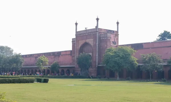 Agra Uttar Pradesh India Prosinec 2019 Pevnost Hrobky Prostorách Taj — Stock fotografie