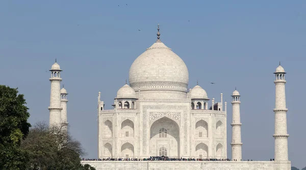 Agra Uttar Pradesh Índia Dezembro 2019 Vista Maravilha Mundo Taj — Fotografia de Stock