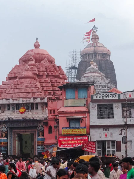 Puri Odisha Daki Shri Jagannath Tapınağı — Stok fotoğraf
