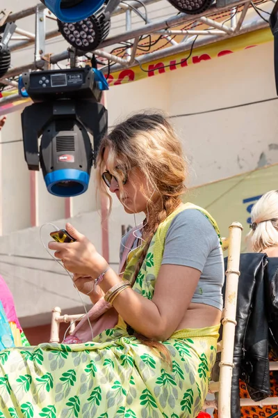 Ghaziabad Uttar Pradesh Índia Fevereiro 2020 Vislumbre Glamour Música Vivo — Fotografia de Stock