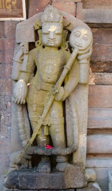 Jageshwar Tapınağı 'nın mimari manzarası, Almora bölgesi, Uttarakhand, Hindistan