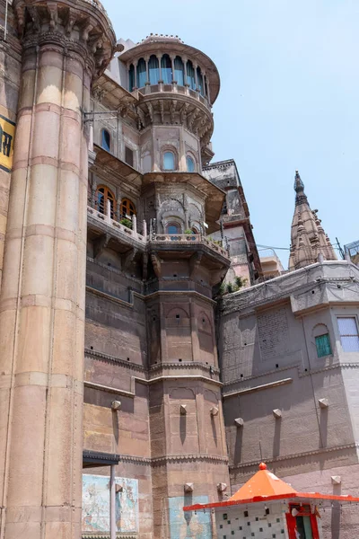 Varanasi Uttar Pradesh India April 2019 Historische Gebouwen Buurt Van — Stockfoto