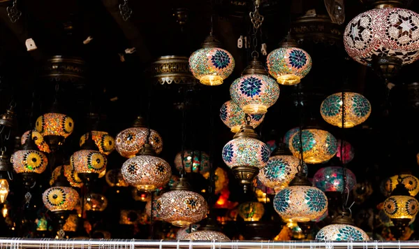 Traditional Turkish Lamps Sale Surajkund Crafts Mela — Stock Photo, Image