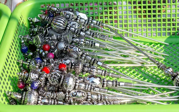 Ethnic Indian Jewellery including Bangles, Earings and neckless in Surajkund Craft Fair