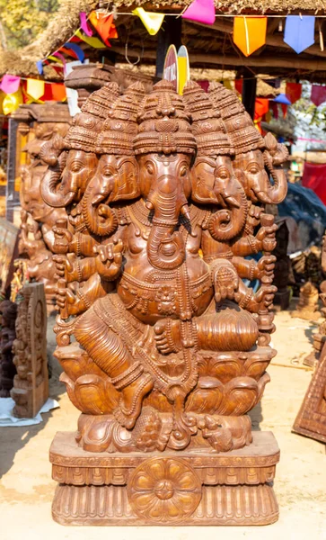 Señor Ganesha Ídolo Surajkund Craft Mela — Foto de Stock