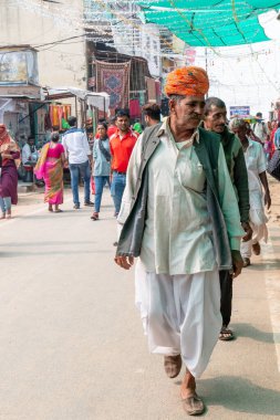 Pushkar deve fuarında (Pushkar Mela), Rajasthan, Hindistan