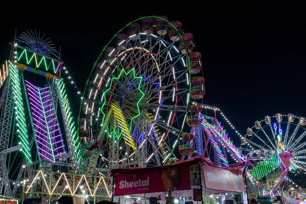 Ferris Wheels Pushkar Veletrh — Stock fotografie