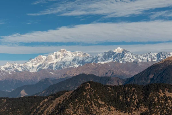 Γραφικό Landscaoe Της Κοιλάδας Chopta Uttarakhand — Φωτογραφία Αρχείου